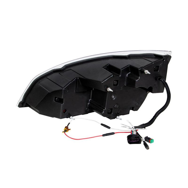 Freightliner Cascadia 2018-2022 all LED projector-style headlight assembly with sequential turn signal and daytlme running light - SINGLE