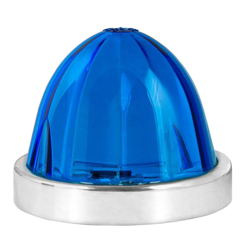 Watermelon style 18 diode LED turn signal light w/surface mount base