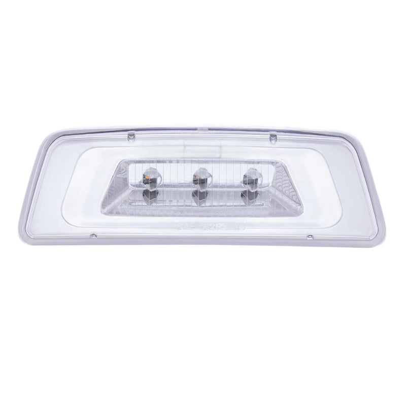 Kenworth T680/T700/T880 amber 3 diode LED marker/turn signal for outer fender - CLEAR lens