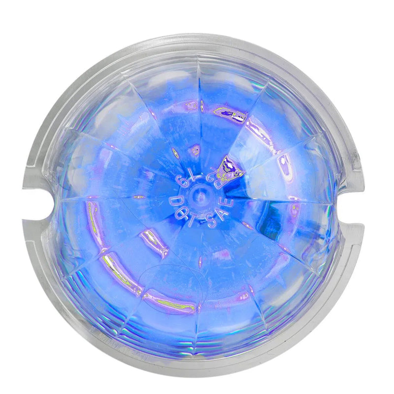 Watermelon style 18 diode LED turn signal light w/surface mount base