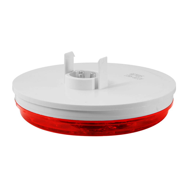 "Fleet" Red 4" round 18 diode LED stop/turn/tail light w/GROTE PLUG