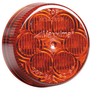 Maxxima red 2" round 6 diode LED marker light