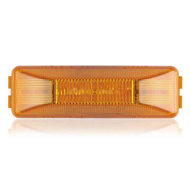 Maxxima amber 1" x 4" rectangular 12 diode LED marker light