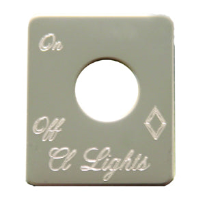 Rockwood Peterbilt stainless steel switch plate