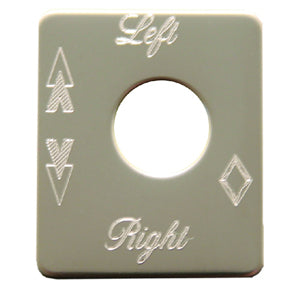 Rockwood Peterbilt stainless steel switch plate
