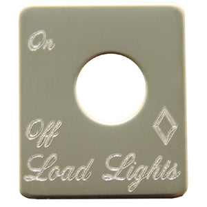 Rockwood Peterbilt stainless steel switch plate