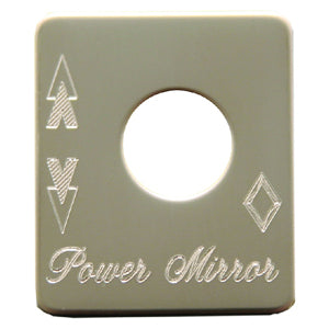 Rockwood Peterbilt stainless steel switch plate