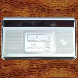 Rockwood Peterbilt -2005 stainless steel ashtray cover w/"No Smoking" design