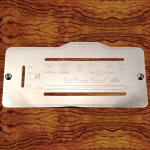 Rockwood Peterbilt -1994 air conditioner/heater control panel for slide-style knobs