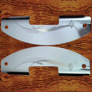 Rockwood Peterbilt -2004 stainless steel inner door latch plates