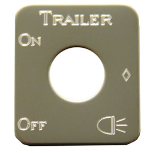 Rockwood Kenworth stainless steel switch plate