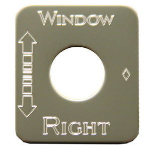 Rockwood Kenworth stainless steel switch plate