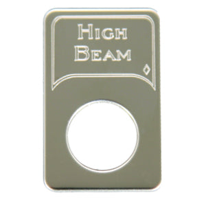 Rockwood Kenworth stainless steel indicator light plate