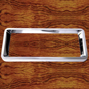 Rockwood Kenworth 1982-2001 chrome dash vent cover - Center Vent Surround