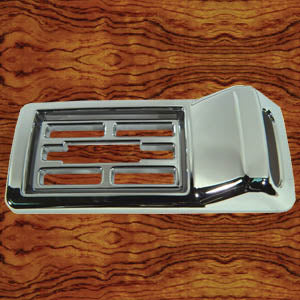 Rockwood Kenworth 2002-2005 chrome plastic dash vent cover - Passenger's Side