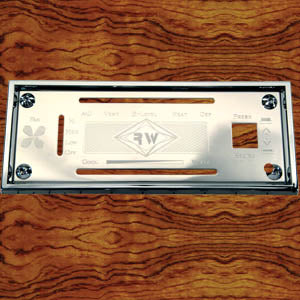 Rockwood Kenworth 1982-2001 air conditioner/heater control panel w/chrome bezel