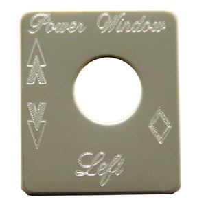 Rockwood Peterbilt stainless steel switch plate