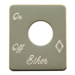 Rockwood Peterbilt stainless steel switch plate