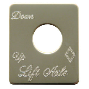 Rockwood Peterbilt stainless steel switch plate