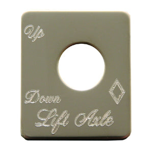 Rockwood Peterbilt stainless steel switch plate — Empire Chrome