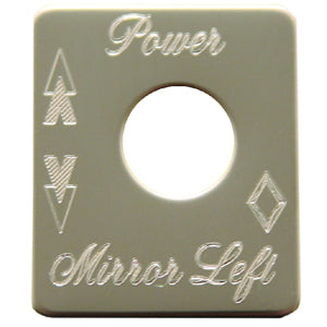 Rockwood Peterbilt stainless steel switch plate