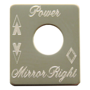 Rockwood Peterbilt stainless steel switch plate