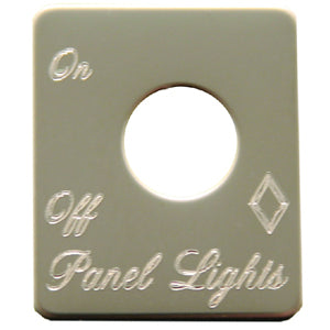 Rockwood Peterbilt stainless steel switch plate