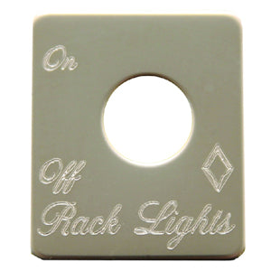Rockwood Peterbilt stainless steel switch plate