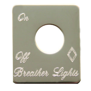 Rockwood Peterbilt stainless steel switch plate