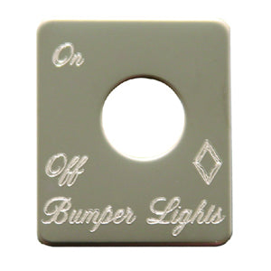 Rockwood Peterbilt stainless steel switch plate