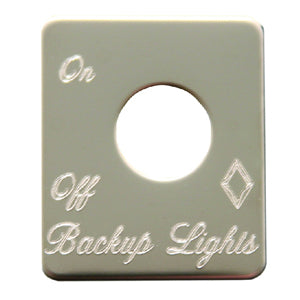 Rockwood Peterbilt stainless steel switch plate