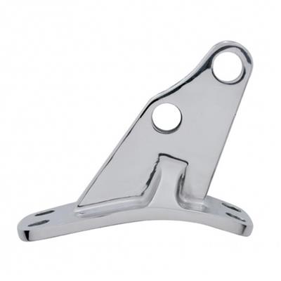 Peterbilt Unibilt chrome plated stainless lower cab mount exhaust bracket - SINGLE