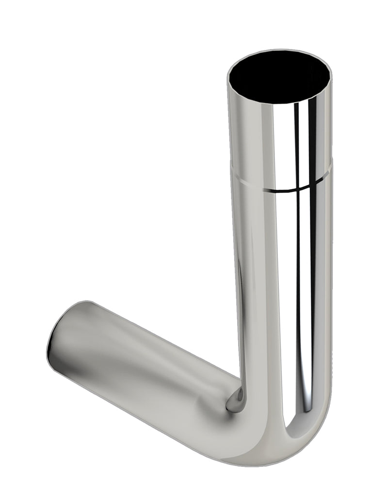 Peterbilt 359/379 chrome 90-degree Rod Pickett-style exhaust elbow - 8" full diameter (no reduction)
