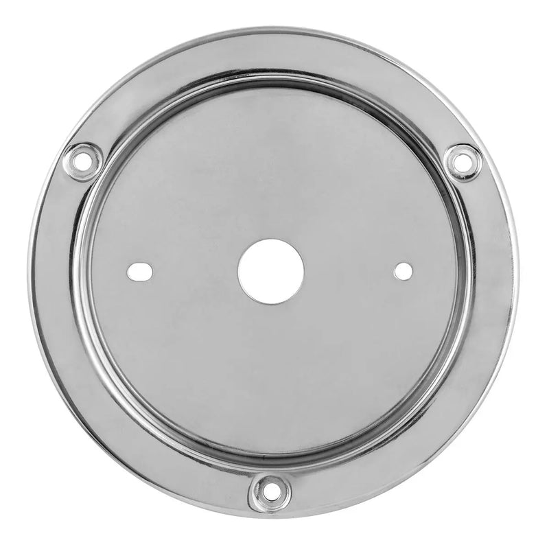 Stainless steel all-in-one bunk light plate with flange for watermelon lights - SINGLE
