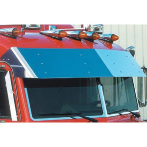 Peterbilt 379 1999-2001 UltraCab 14.5" stainless steel drop visor