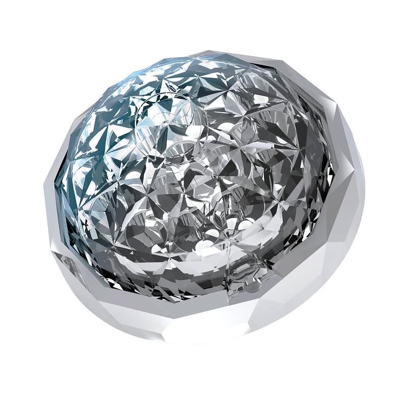 Jewel Series Low Profile "Hero" single color watermelon style LED marker/turn signal light w/chrome bezel - SINGLE