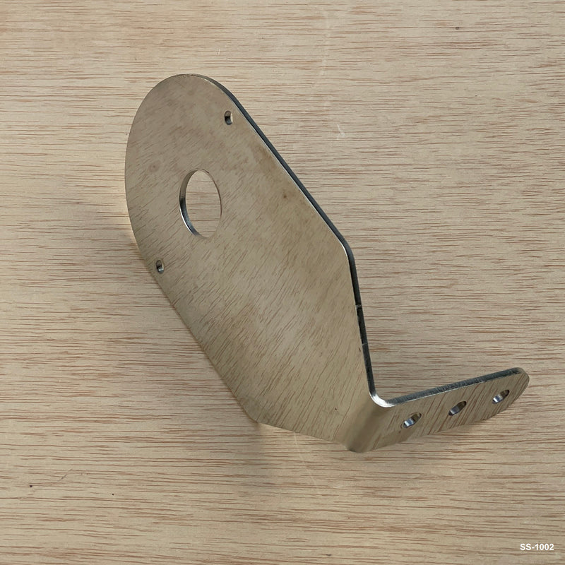 Stainless steel watermelon light turn signal L shaped bracket only - SINGLE, light not included