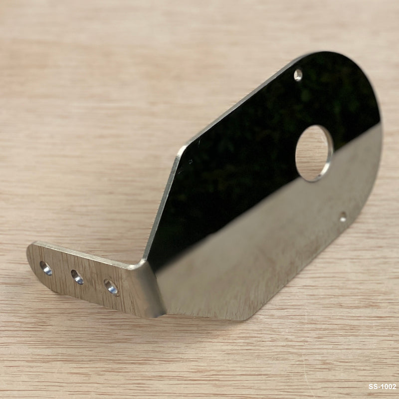 Stainless steel watermelon light turn signal L shaped bracket only - SINGLE, light not included