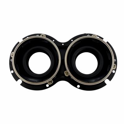 5.75" diameter stainless steel headlight retaining ring - SINGLE