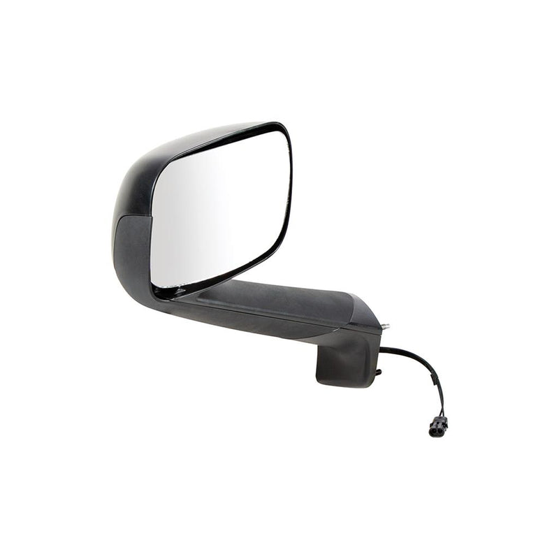 Freightliner Cascadia 2018-2022 black hood mirror with heated lens