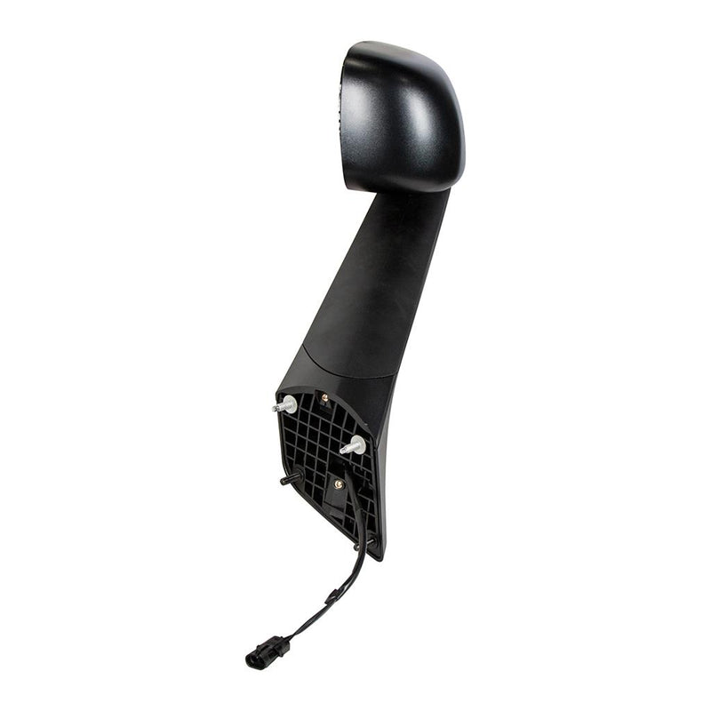 Freightliner Cascadia 2018-2022 black hood mirror with heated lens