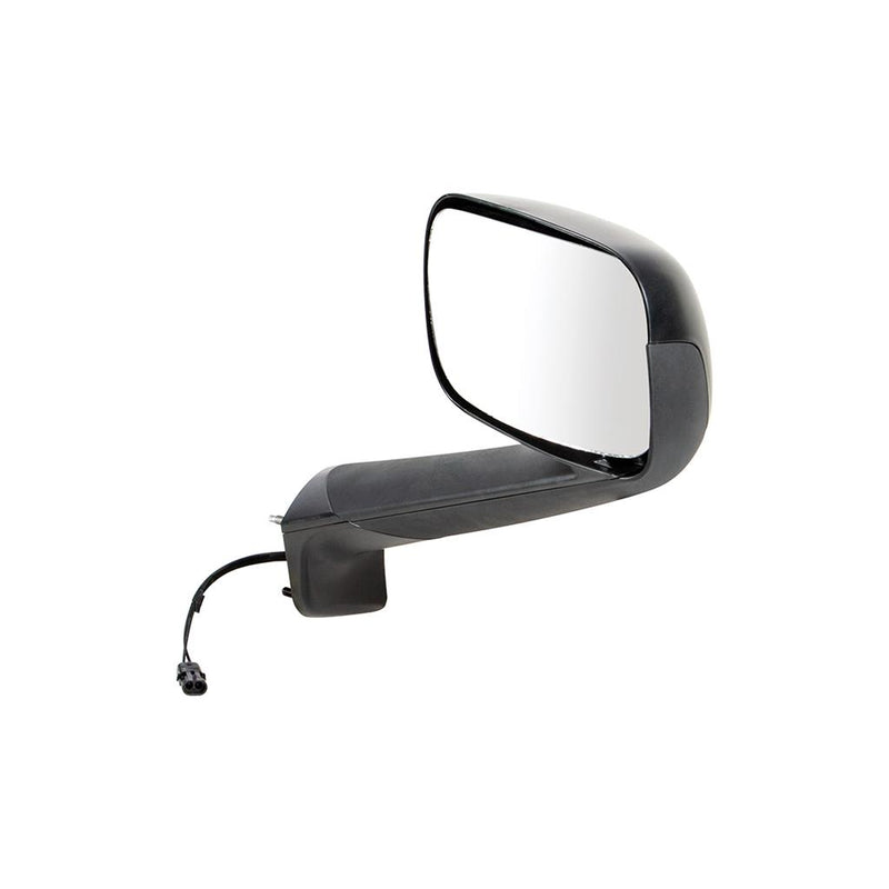 Freightliner Cascadia 2018-2022 black hood mirror with heated lens