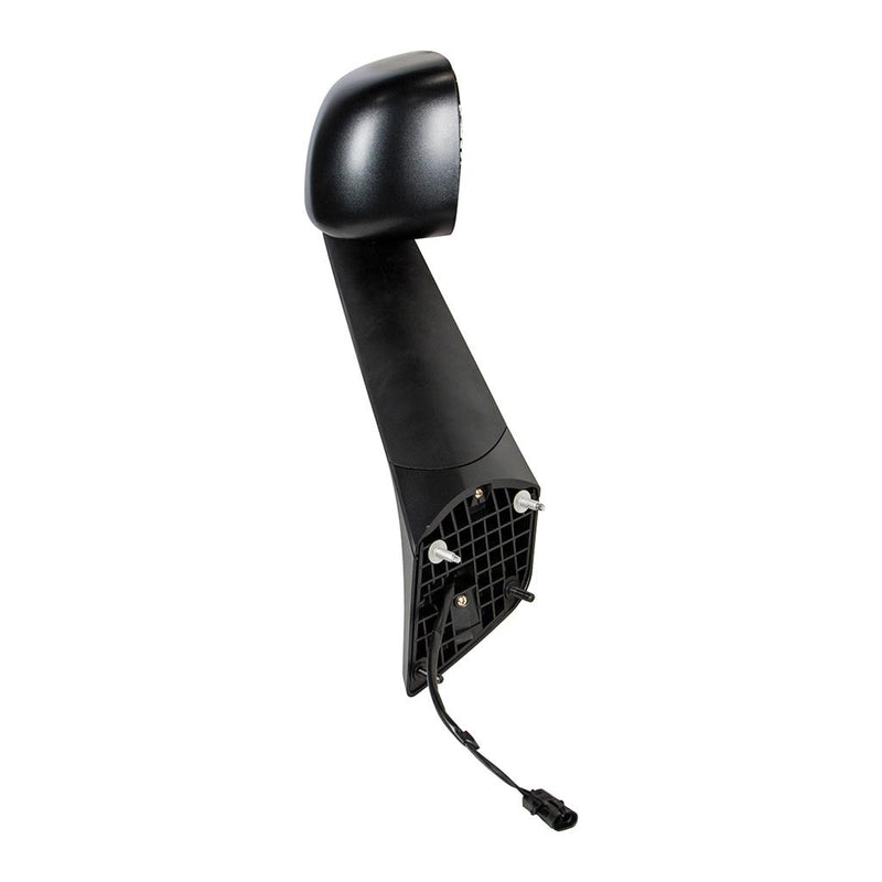 Freightliner Cascadia 2018-2022 black hood mirror with heated lens