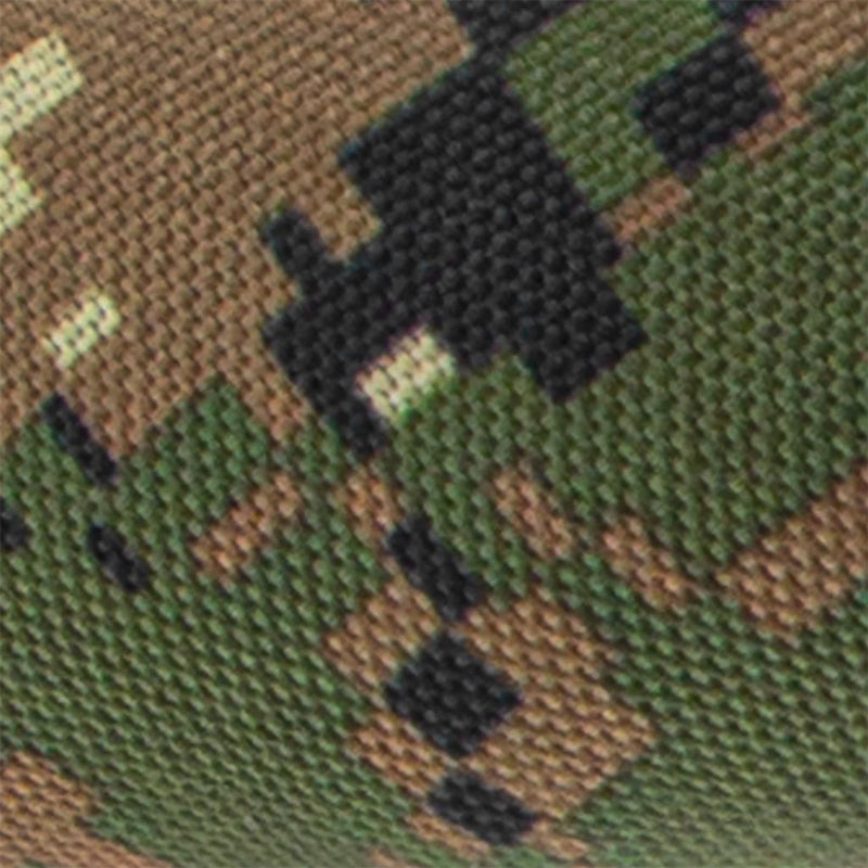 18" digital woodland camouflage cloth & suede steering wheel cover