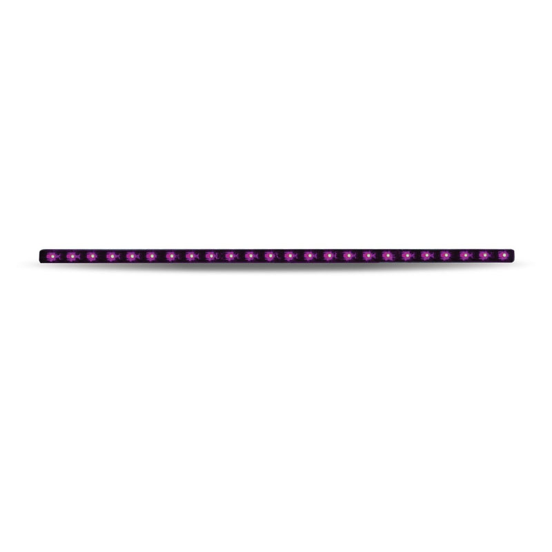 Dual Revolution 17" amber/purple LED light strip w/3m tape