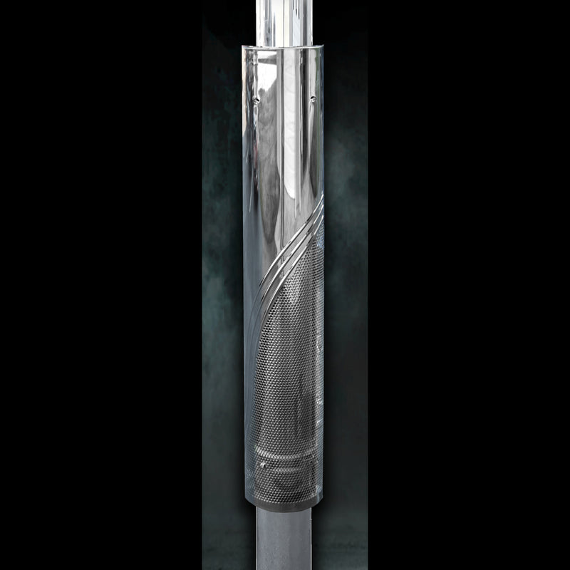 Roadworks Exhaust stainless steel heat shields - PAIR, includes mounting clamps