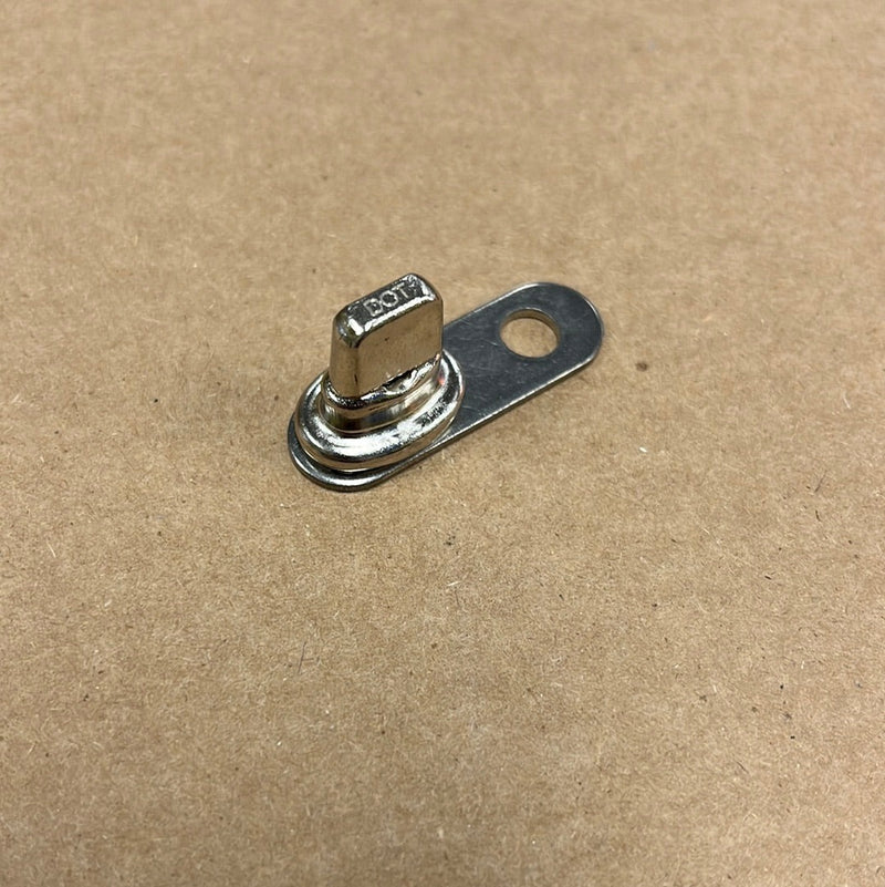 Heavy duty stainless steel turnbuckle for Peterbilt and Kenworth bugscreens and winterfronts