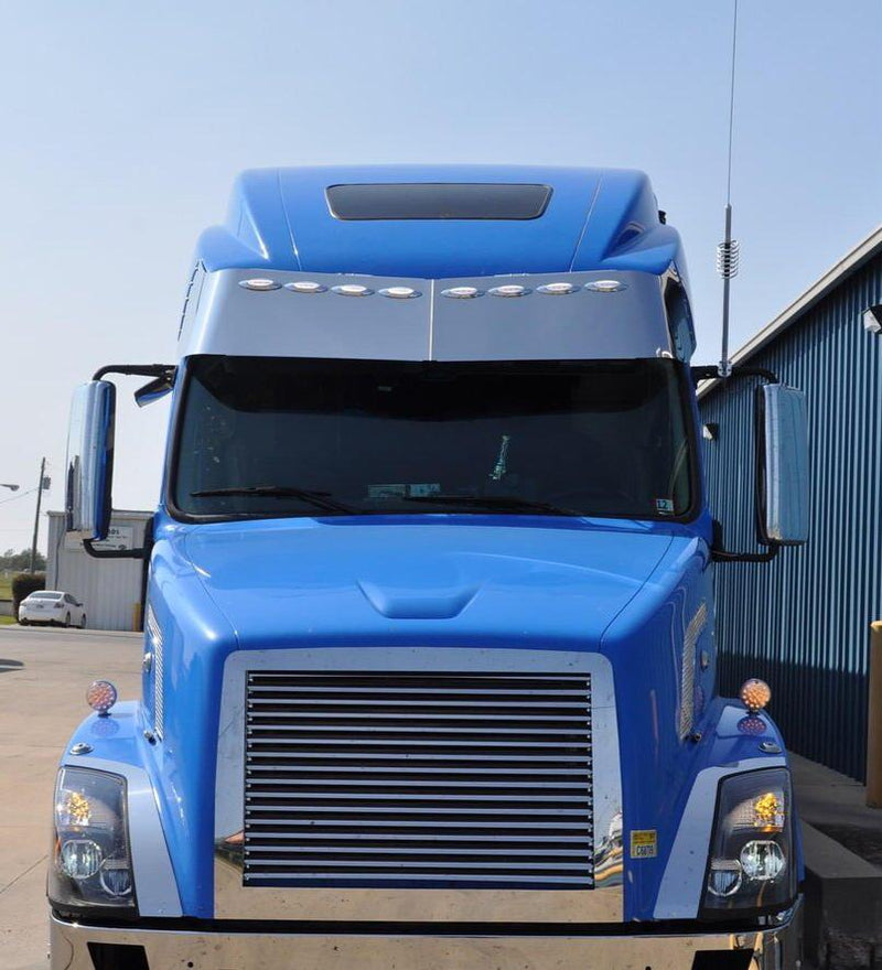 Volvo VN 2003-2017 stainless steel fender guards/headlight trim - PAIR