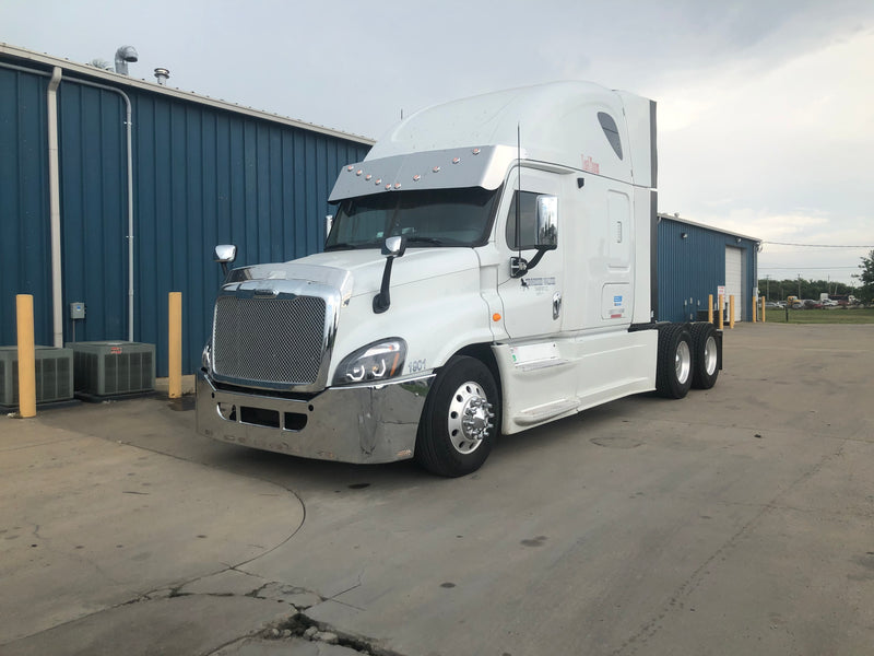 Freightliner Cascadia 2008-2017 chrome plastic mesh grill w/inner bug screen