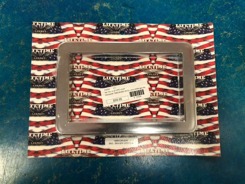 Kenworth T660/W900 2012+ chrome plastic GPS surround